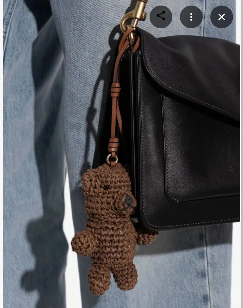 Charm Urso palha coach original