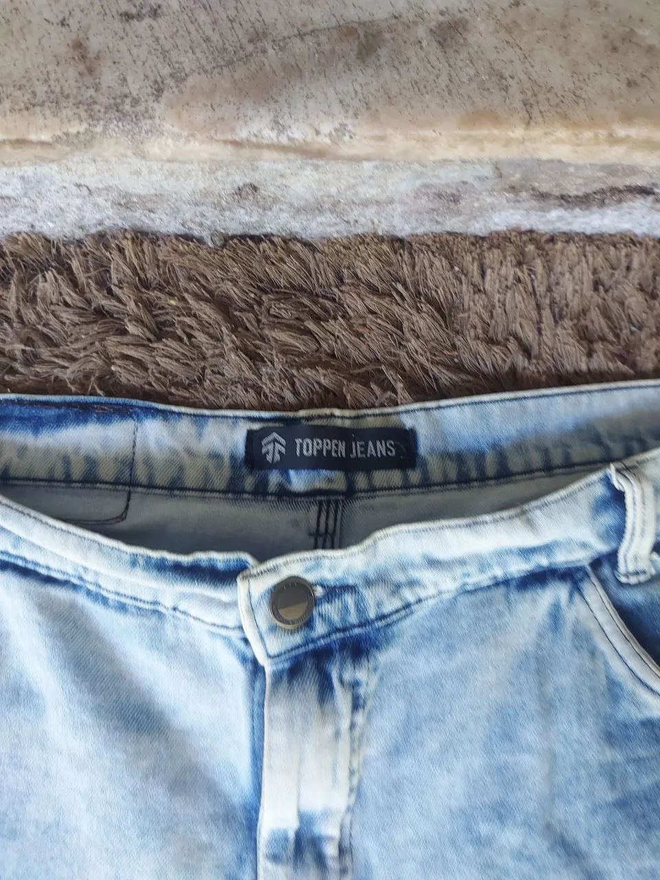 Linda bermuda jeans ? tamanho 46 - Foto 3