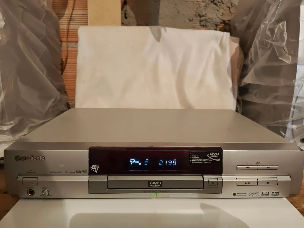 Dvd cd player gradiente 