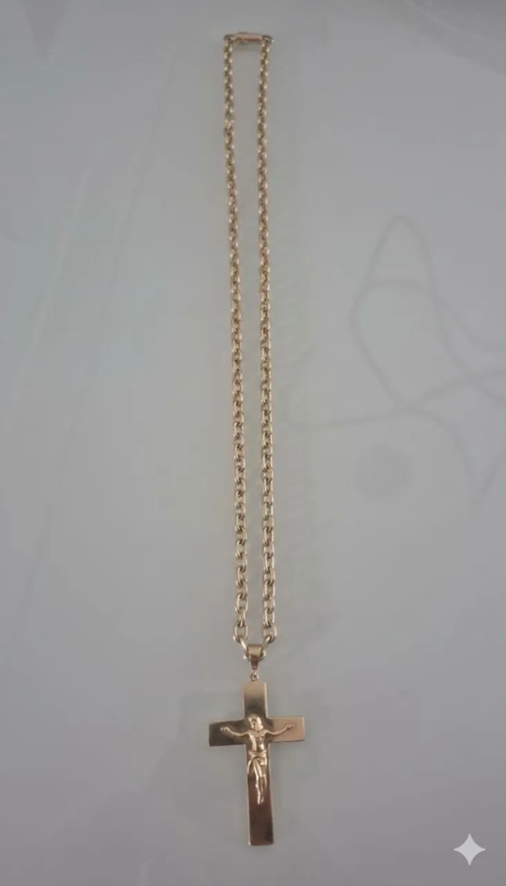CORDÃO DE OURO - 100 GRAMAS - 75CM