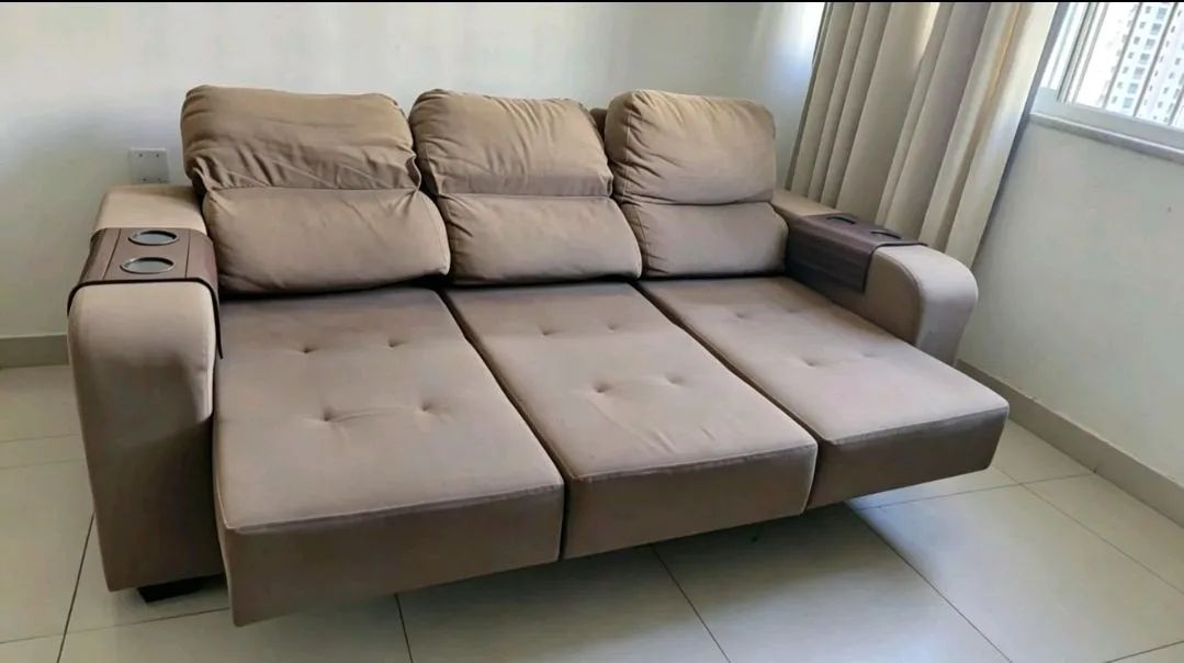 Sofá Retrátil 3 Lugares - Foto 4