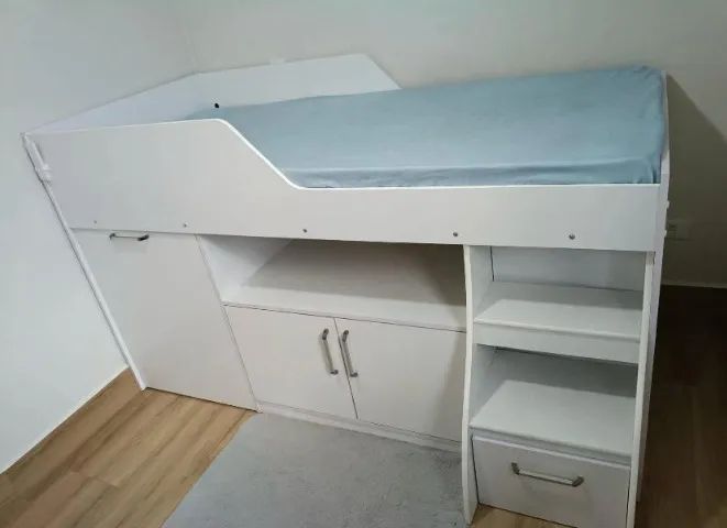 Cama de solteiro com escrivaninha - Foto 3