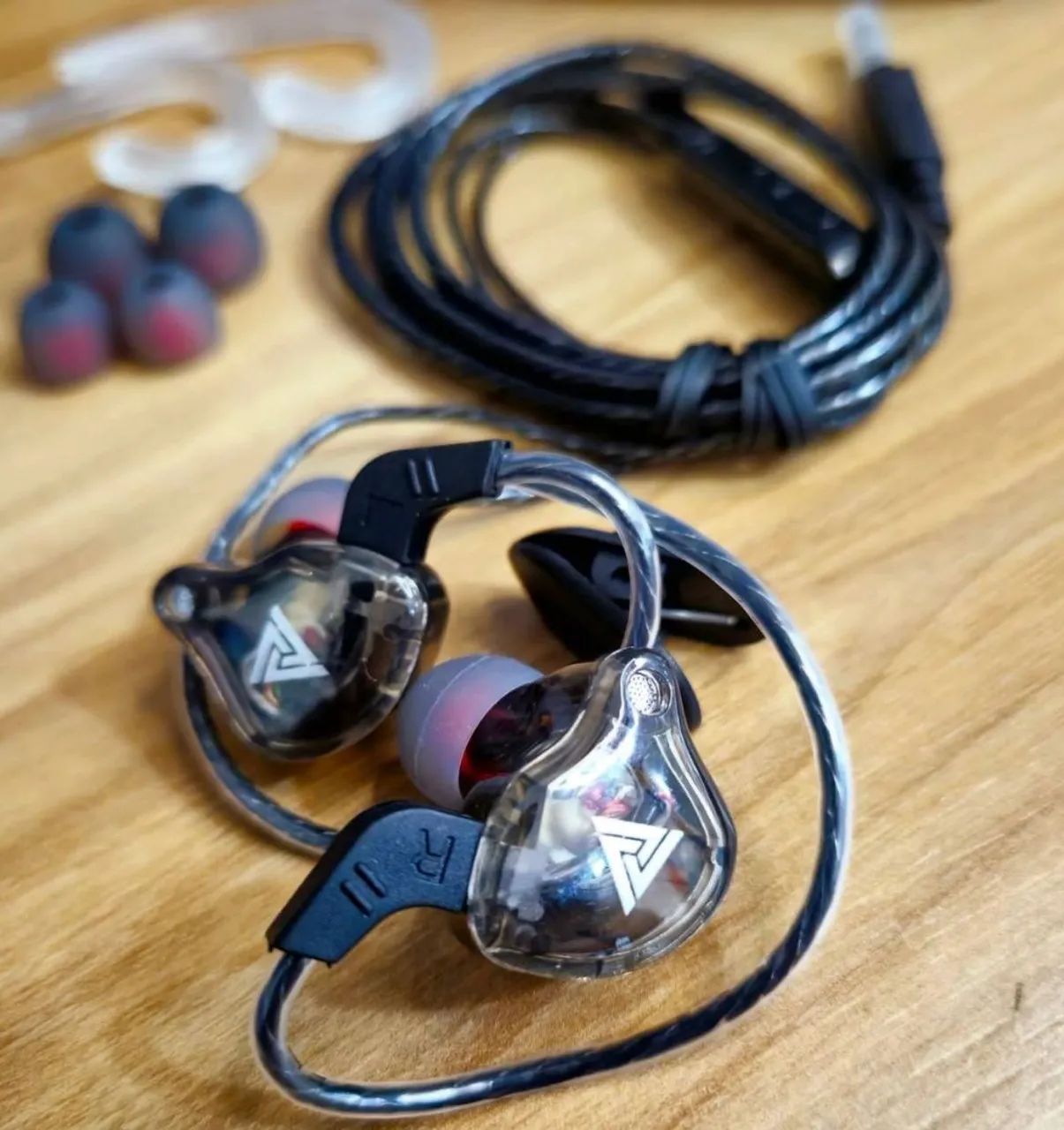 Fone Qkz Ak6 ótimo para músicas com fio, gamers e retorno de palco  - Foto 5