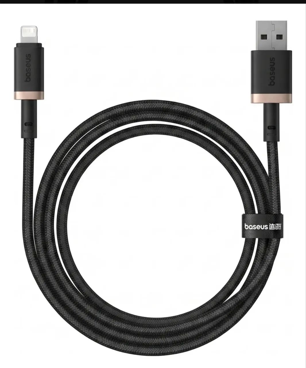 Cabo Usb-c P/ Lightning Baseus Fast Charging 20w 1m iPhone Cor Preto