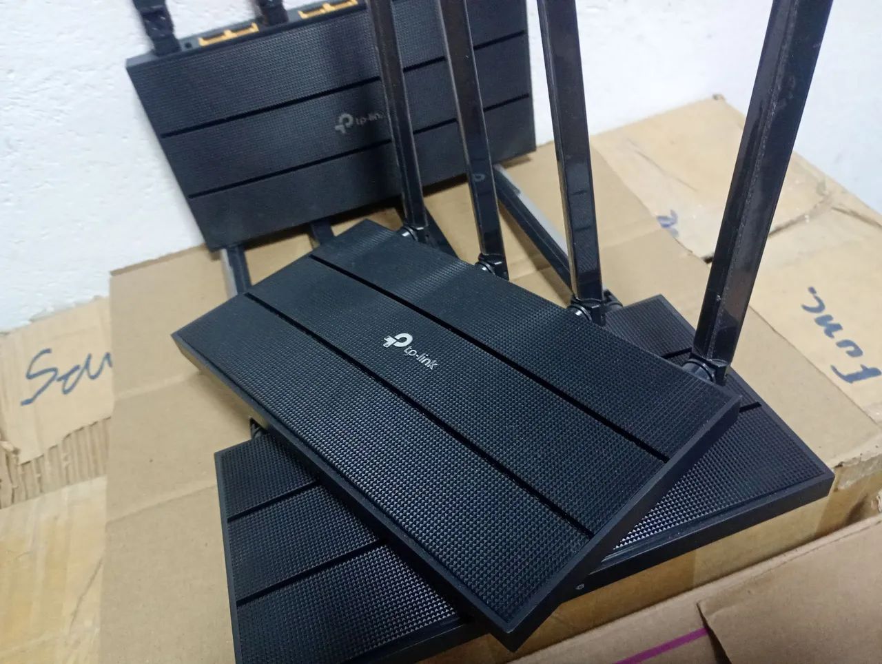 Lote 20 Roteador TP-Link C6 Dualbad + Fontes - Foto 4