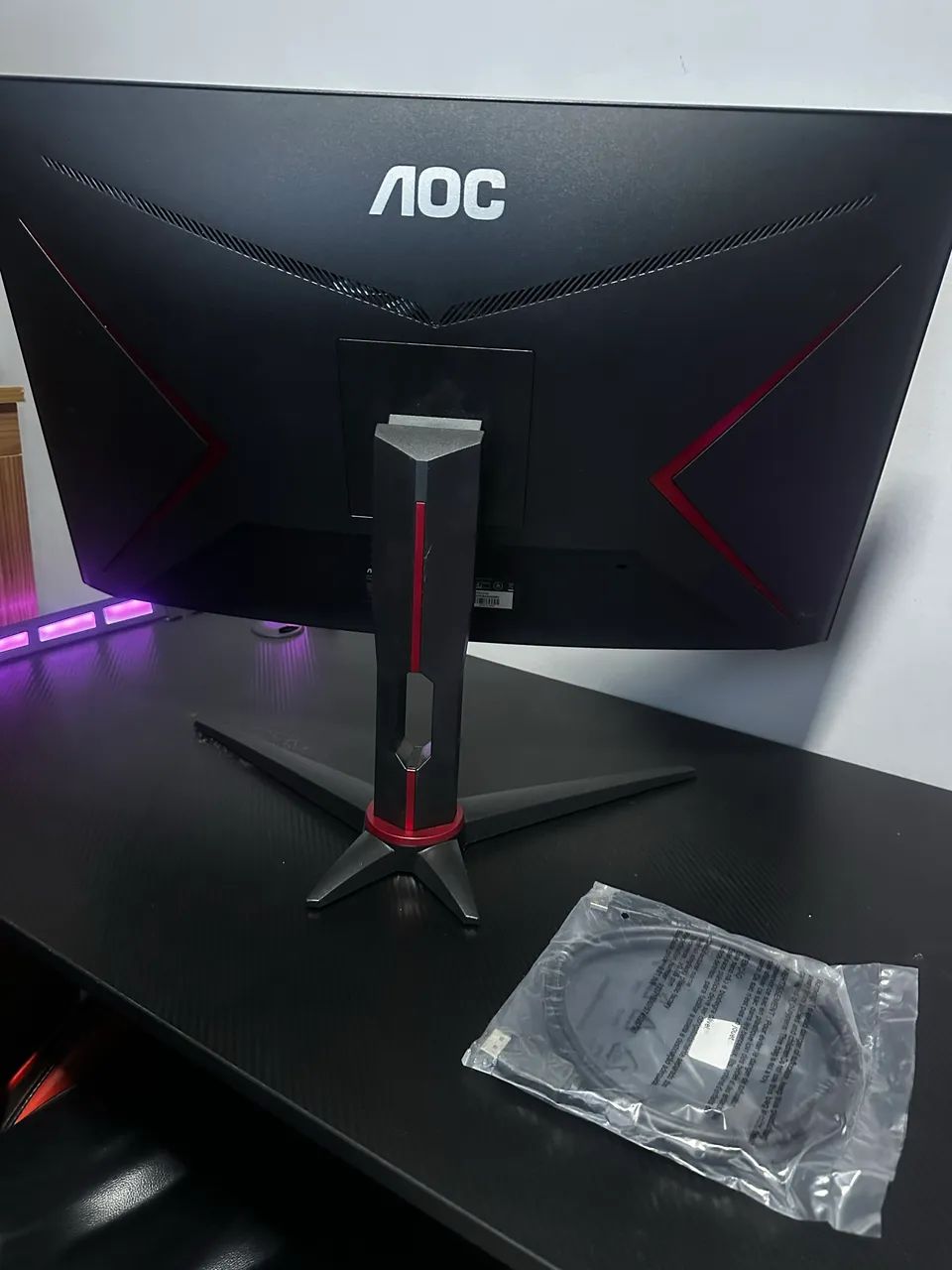 Monitor 240hz 0.5ms aoc 27polegadas curvo - Foto 2