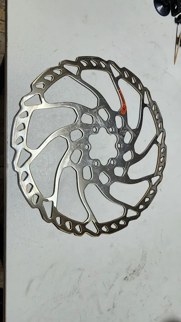 Disco rotor shimano sm rt66 L de 203 mm