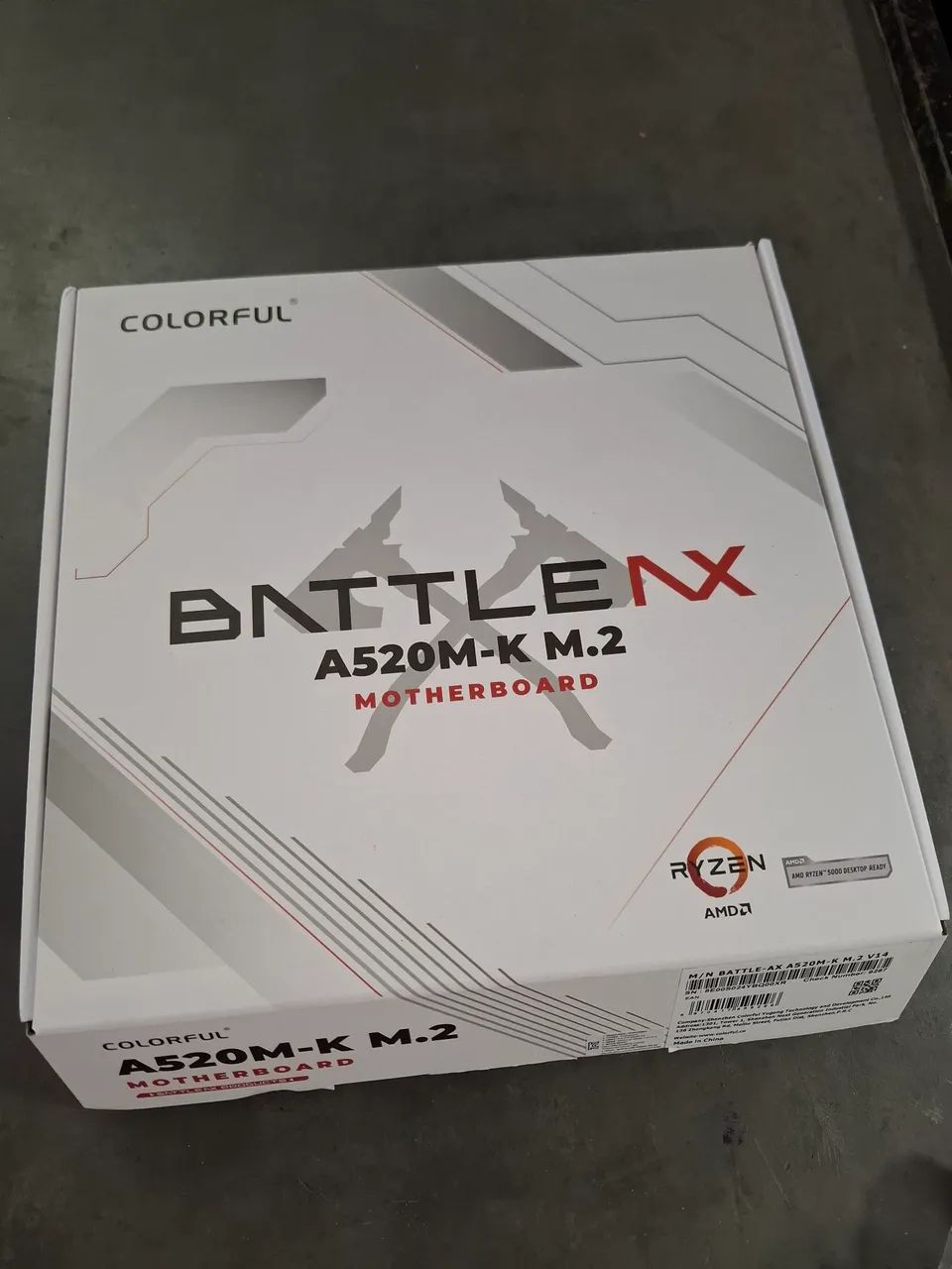 Placa Mãe Colorful BATTLE-AX A520M-K M.2 V14, Chipset A520, AMD AM4 - 100% Nova (lacrada)