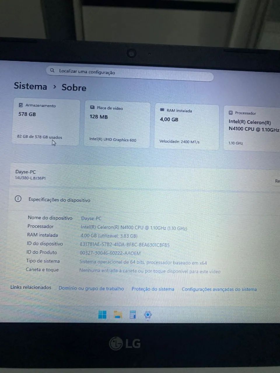 Notebook LG Branco - Foto 4