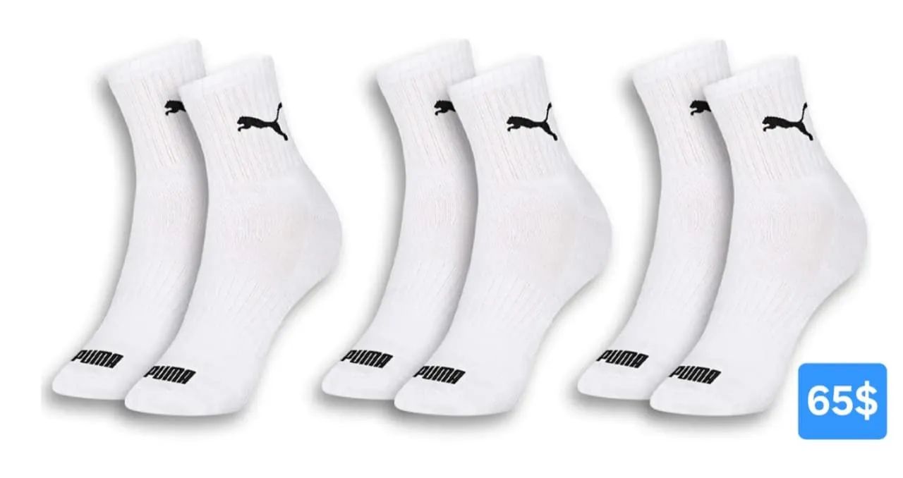 Kit 3 pares de meias da Puma original  - Foto 2