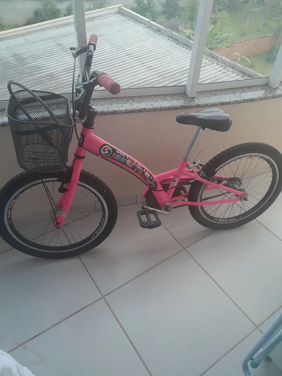 Bicicleta aro 20 - Rosa