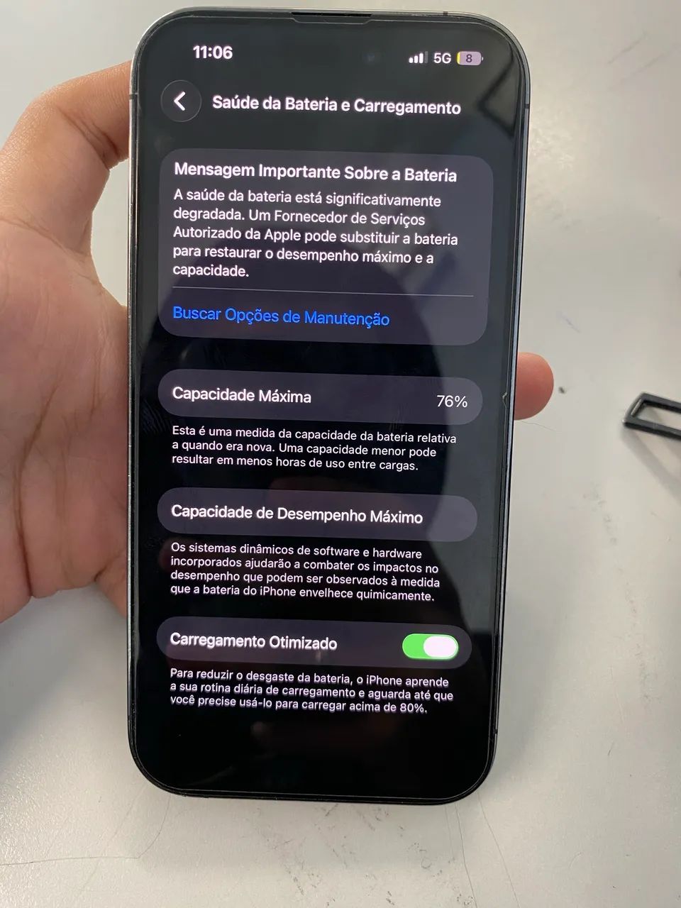 ? iPhone 14 Pro 128GB ? 76% de Saúde da Bateria - Foto 4