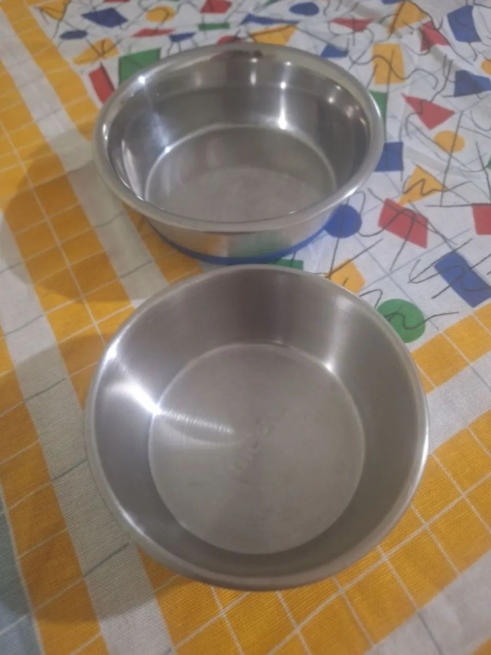 Kit comedouros inox com base de silicone - Foto 2