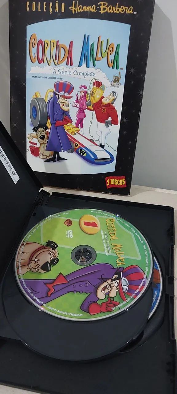 Box DVD Corrida Maluca - Desenho Clássico Hanna Barbera - Original - Foto 3