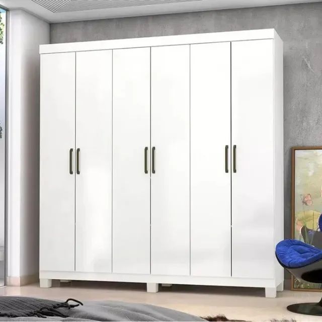 Guarda Roupa Recife 6 Portas 2 Gavetas FAZEMOS ENTREGAS DF E ENTORNO