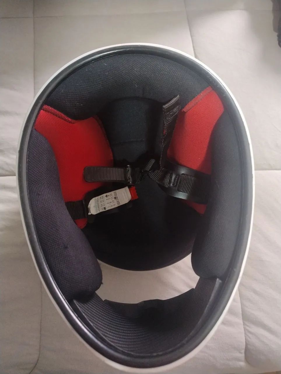 CAPACETE HONDA BRANCO E ROXO - Foto 2