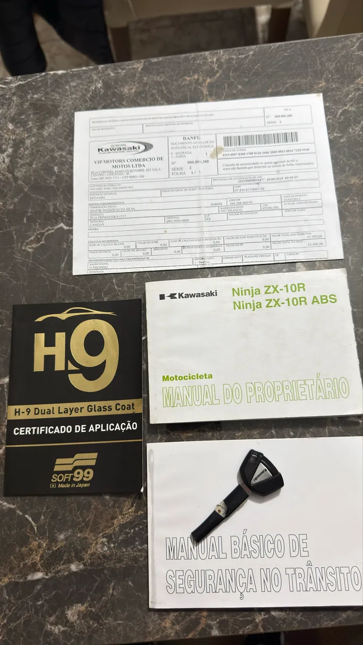 むむページ Motos Kawasaki Ninja 2012 no Brasil