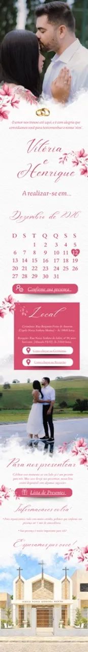 Convite Casamento Interativo  - Foto 4
