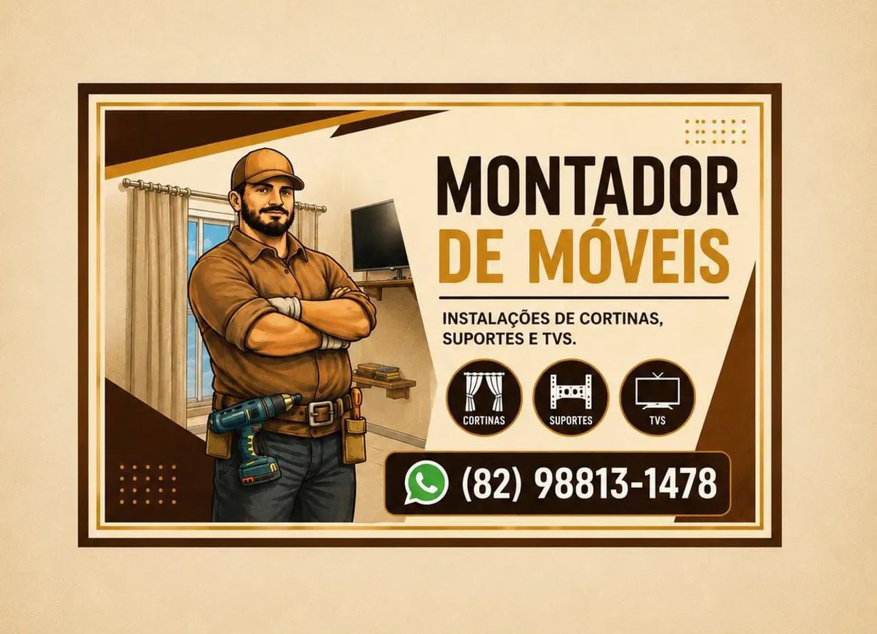 Montador de móveis Maceió dia e noite 