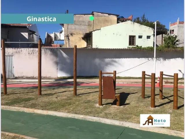 Parque infantil em eucalipto  - Foto 4