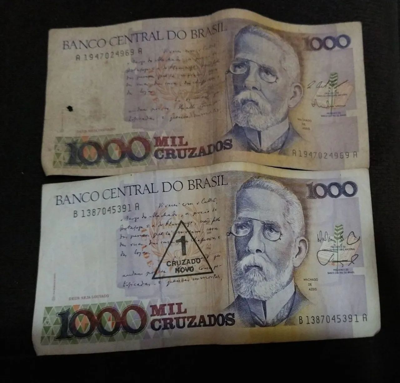 Notas e moedas antigas - Foto 2