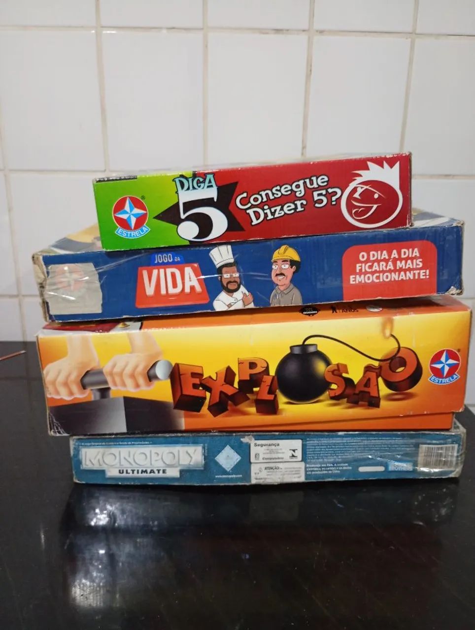 Combo de jogos de tabuleiro 