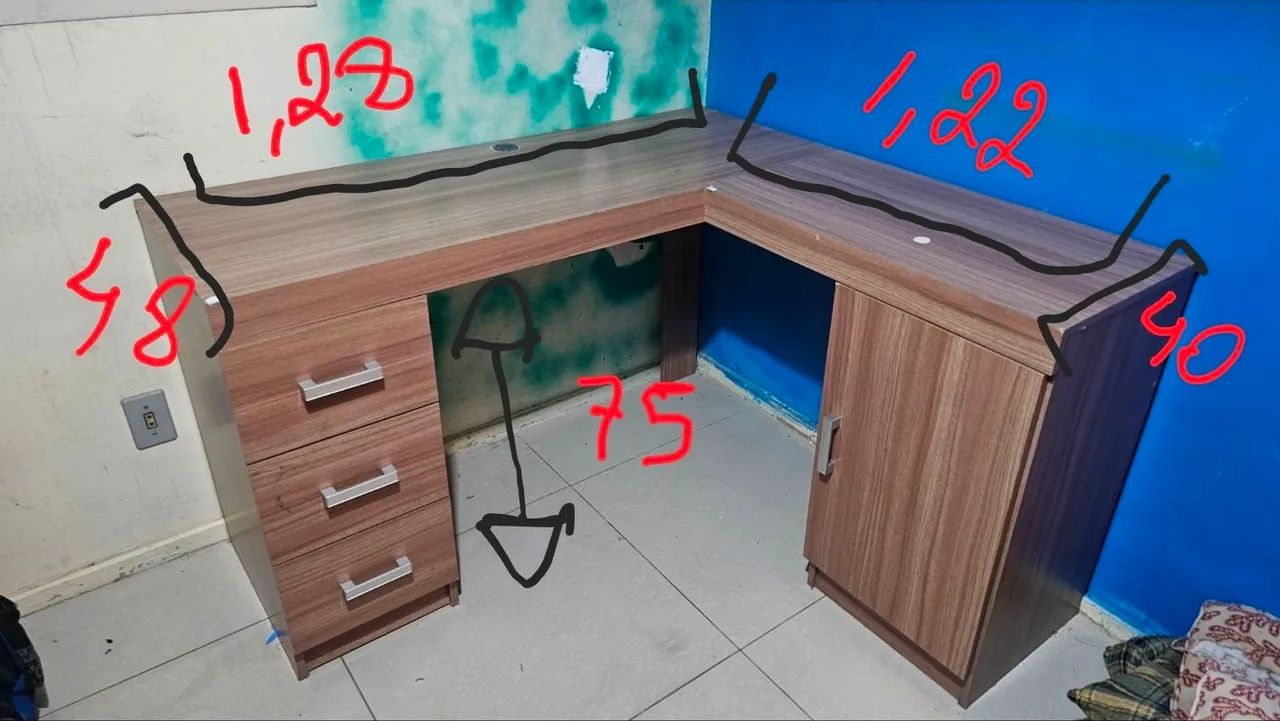 Mesa em L - Foto 2