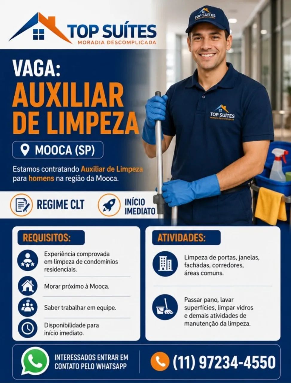 Auxiliar de Limpeza