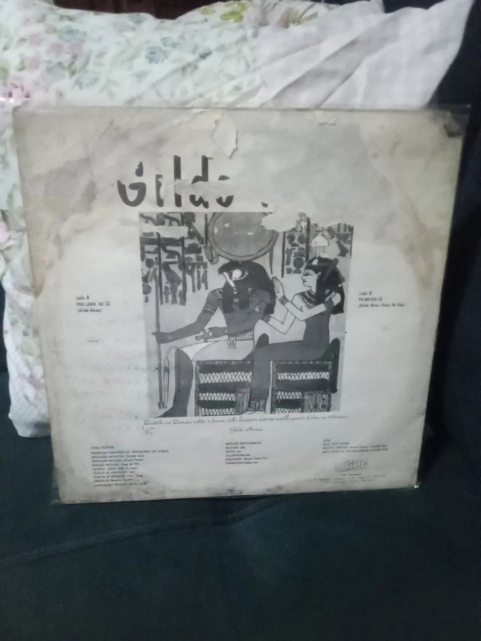 LP Disco vinil raro Gildo Horus Rá... Izis autografado - Foto 5