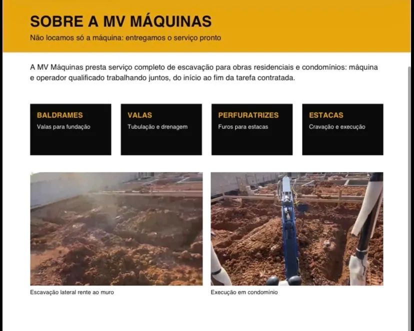 Mini Escavadeira - Serviços de Escavações  - Foto 3