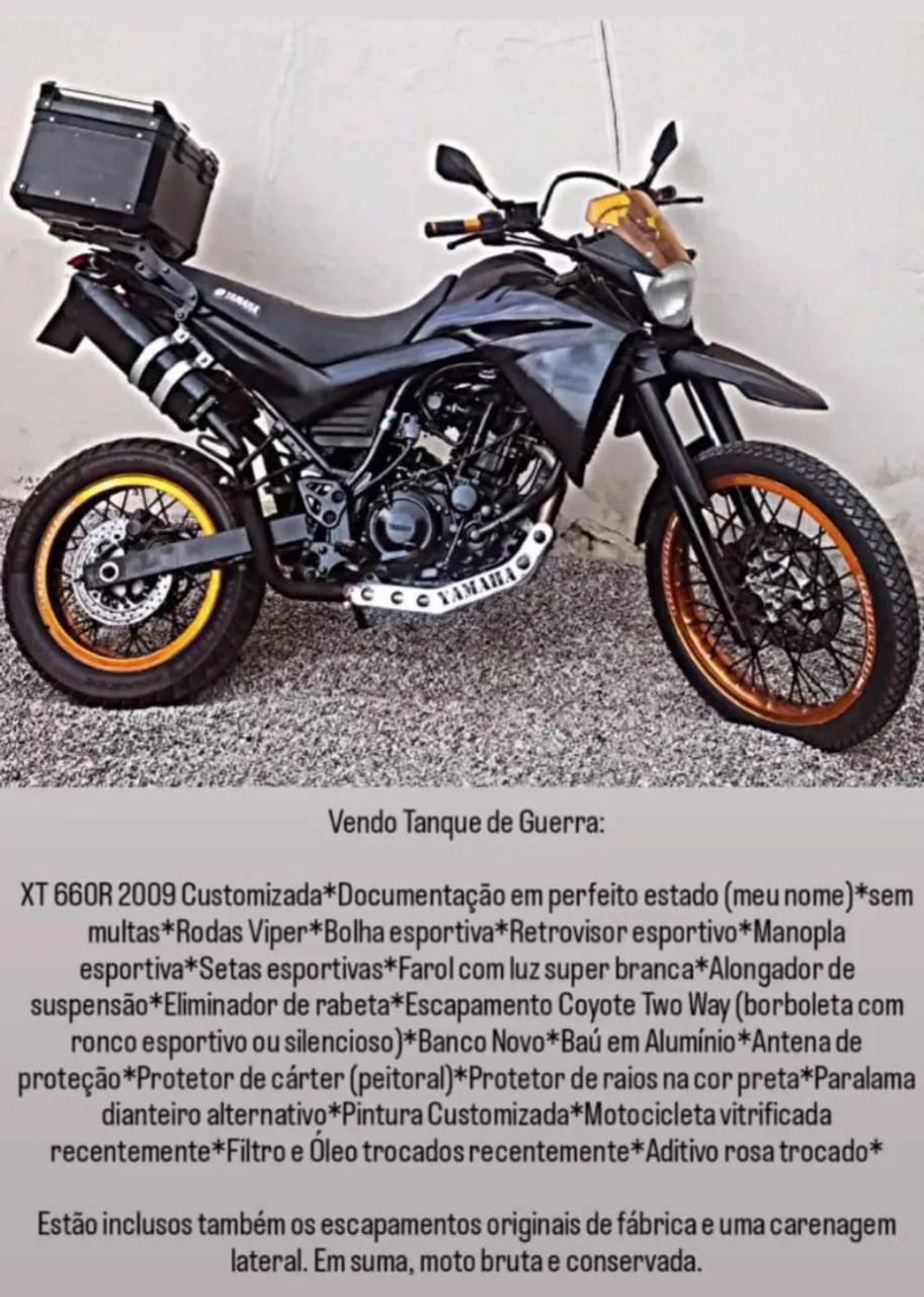 XT 660R customizada  - Foto 2