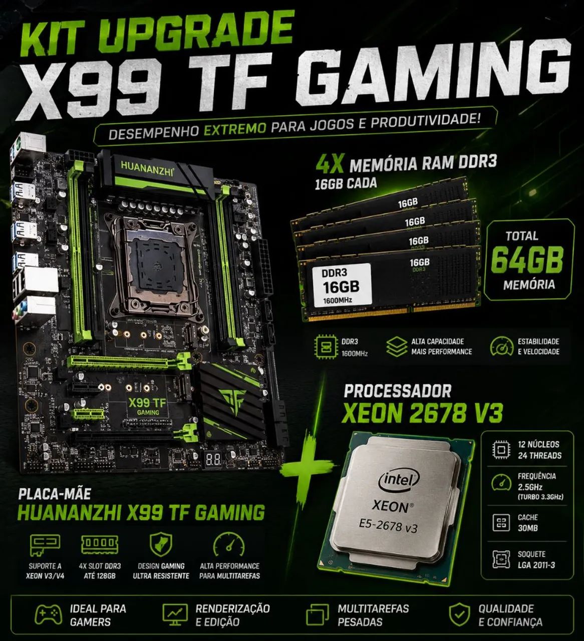 Kit XEON E5 2678 V3