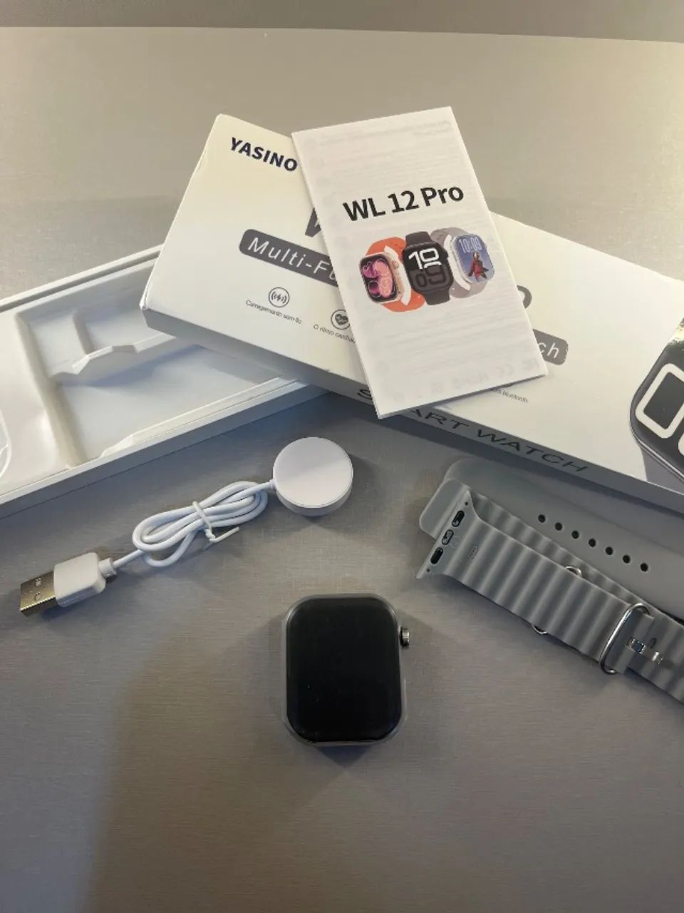 ? Smartwatch Inteligente - Cinza | Novo - Foto 3