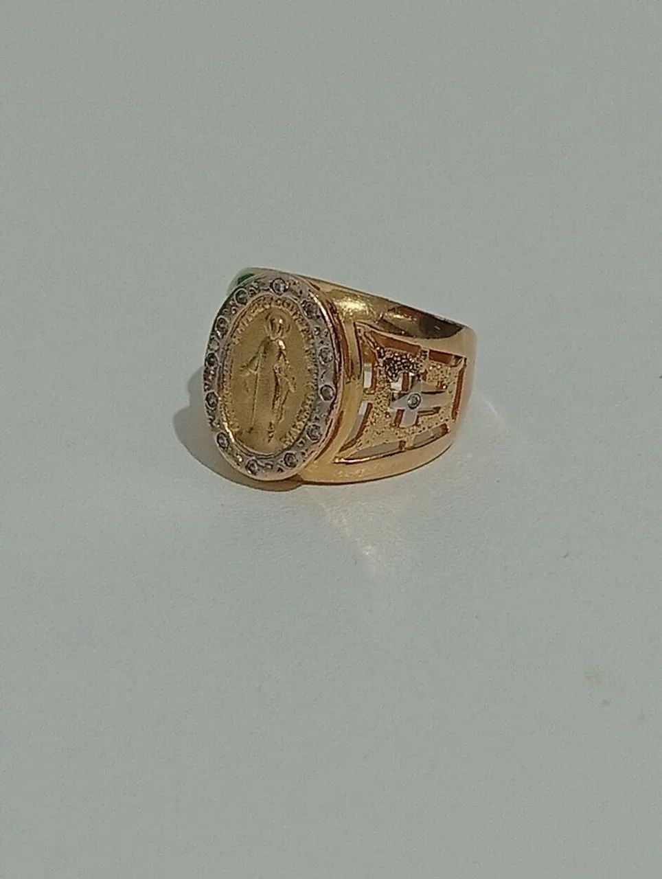 Anel banhado de ouro - Foto 4