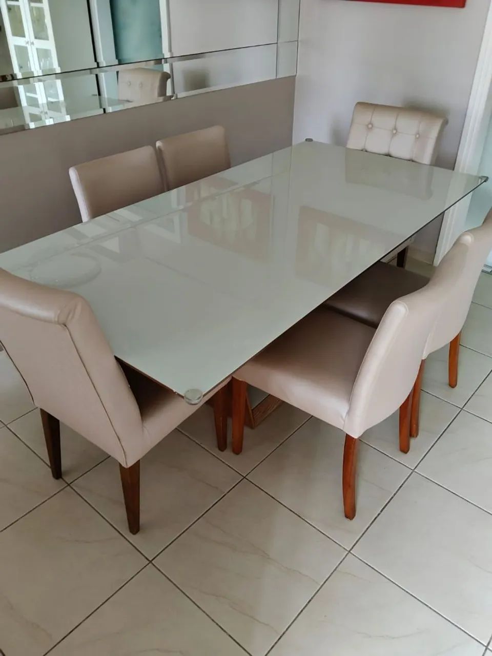 Conjunto de Mesa Luxo 6 Lugares - Foto 4