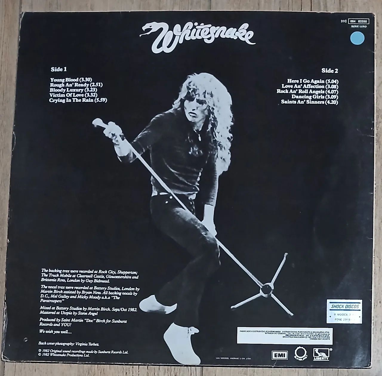 Disco de Vinil Withsnake Saints & Sinnerss - Foto 2
