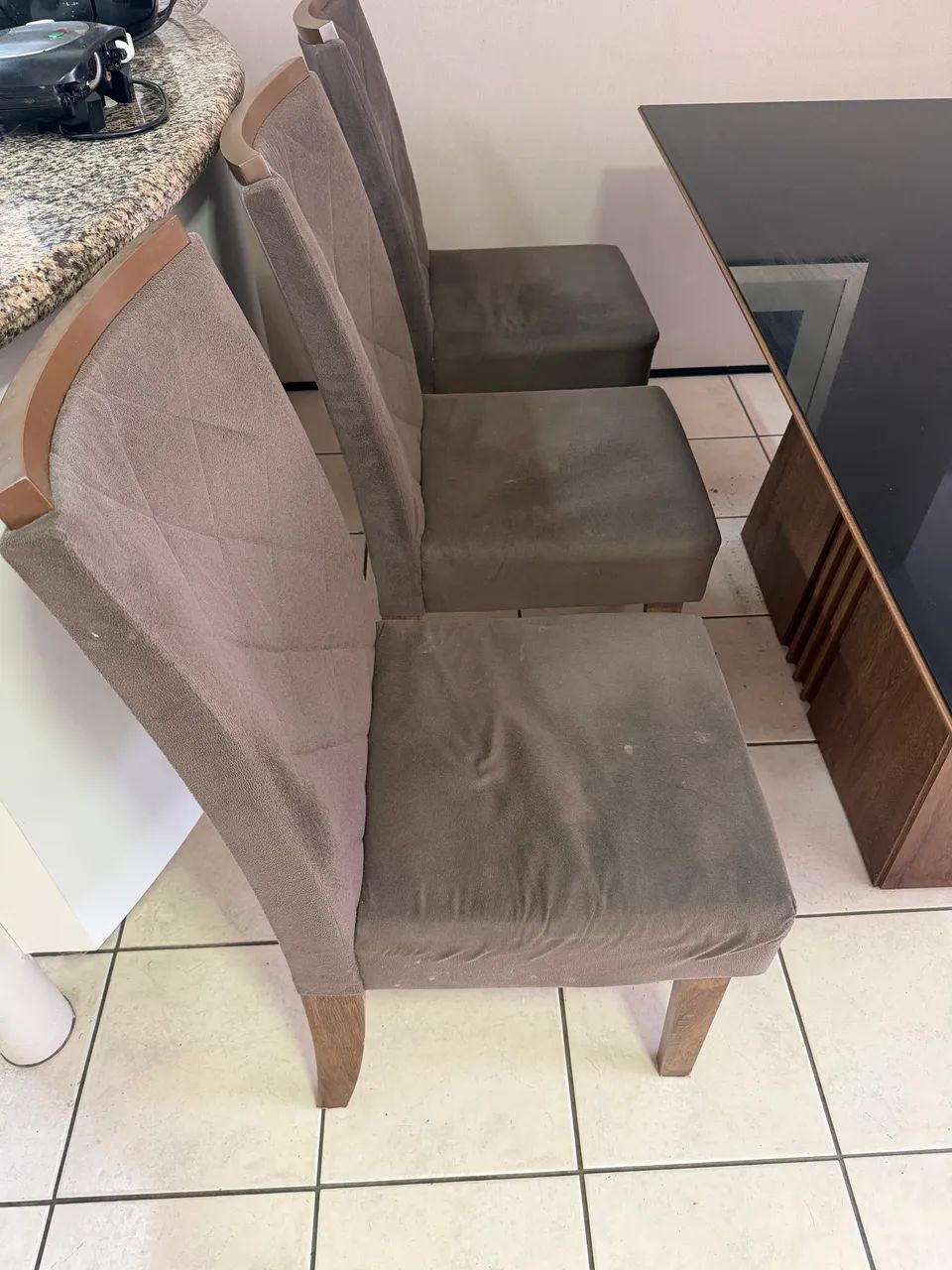 Conjunto de mesa de jantar com 6 cadeiras - Foto 5