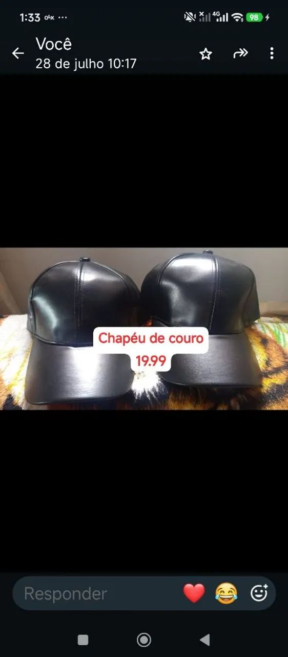 Chapéu de COURO 