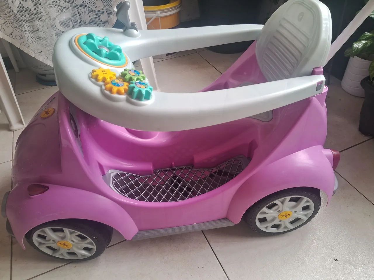 Carrinho infantil rosa - Foto 4