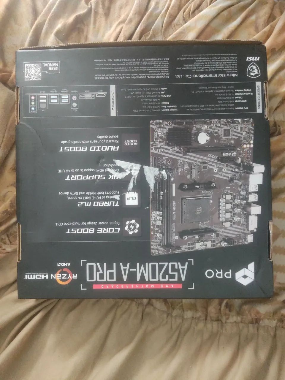placa mãe AMD am4 msi a520m
