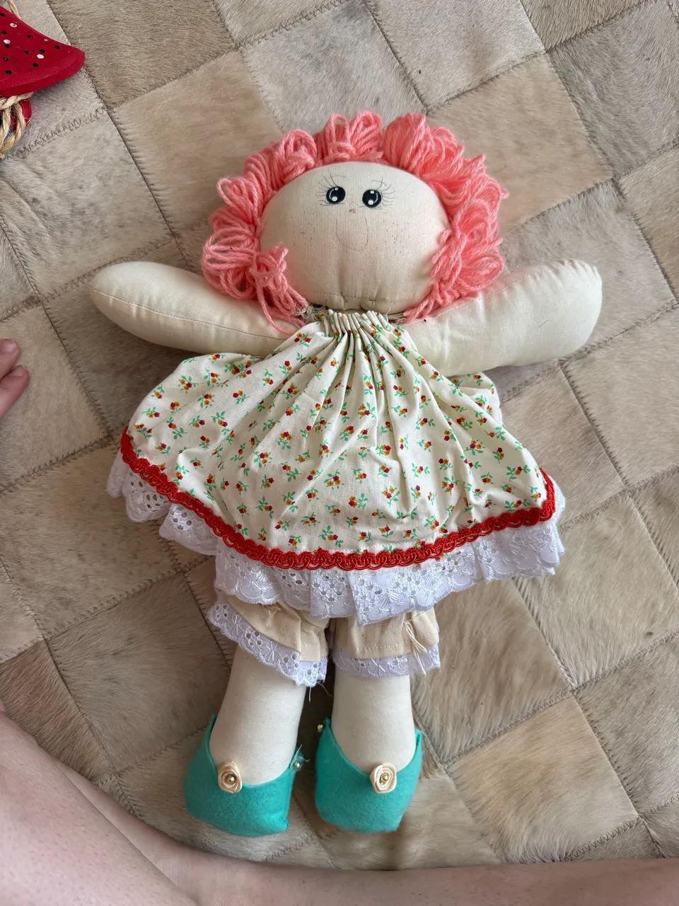 Boneca de pano artesanal confecção própria 