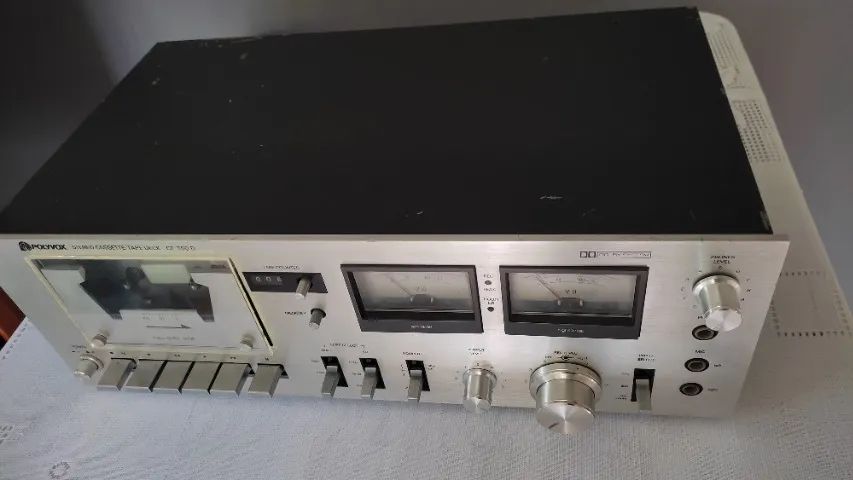 tape deck polyvox cp750d em otimo estado - Foto 2
