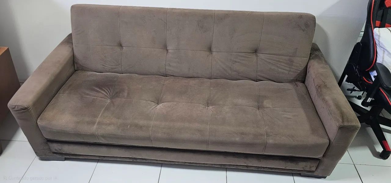 Excelente sofá-cama