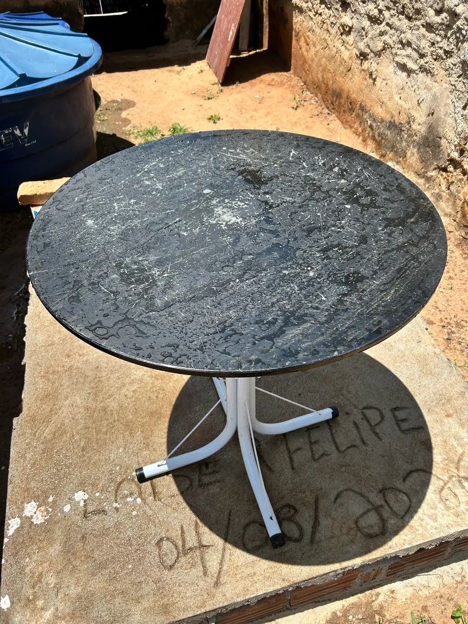 Mesa 4 cadeiras, pedra de mármore  - Foto 3