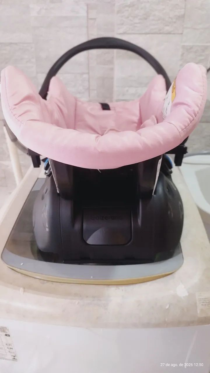 Bebê conforto Galzerano com base de fixação rápida. - Foto 3