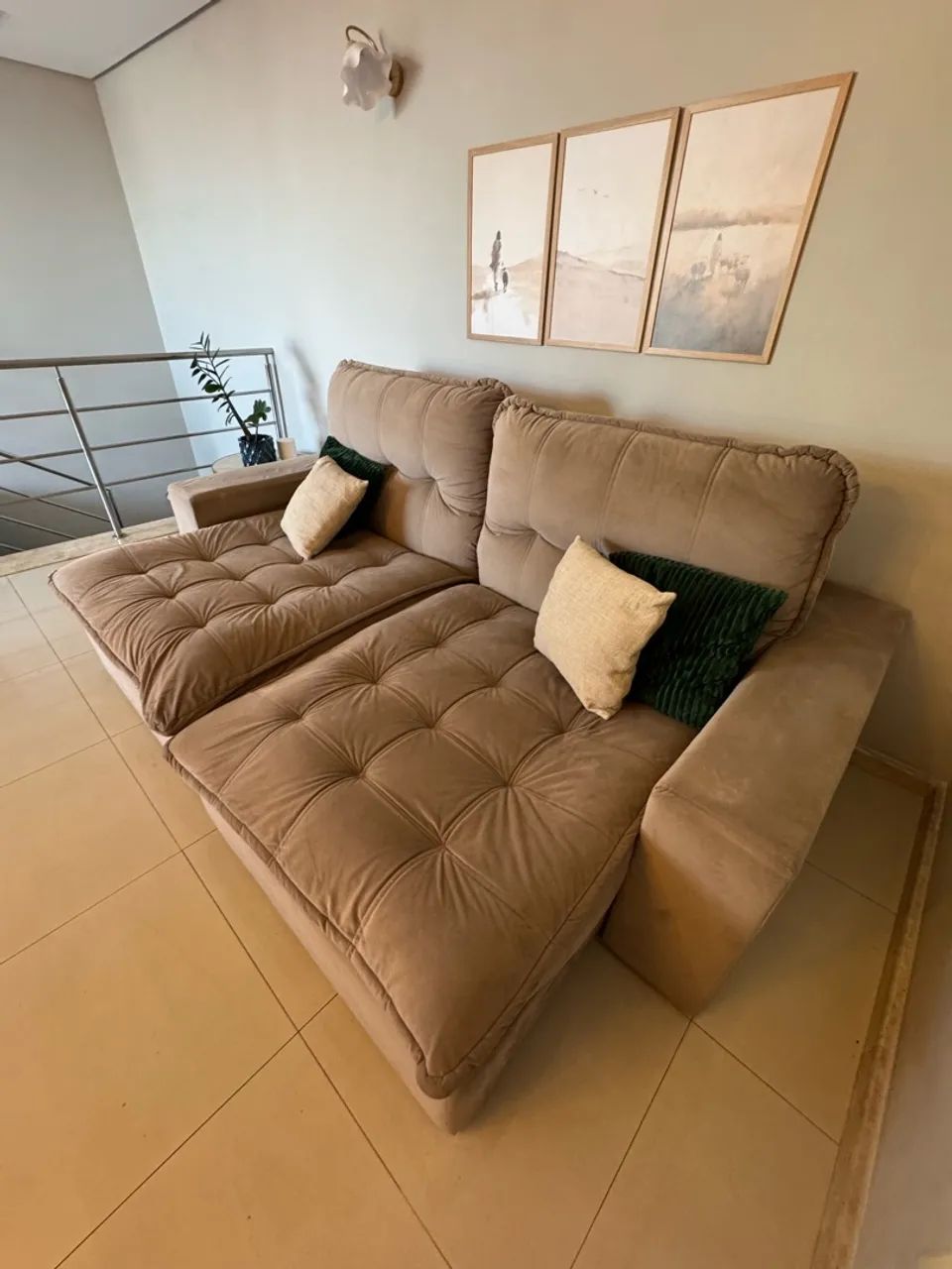 Sofá de TV Grande e Confortável 2,50m