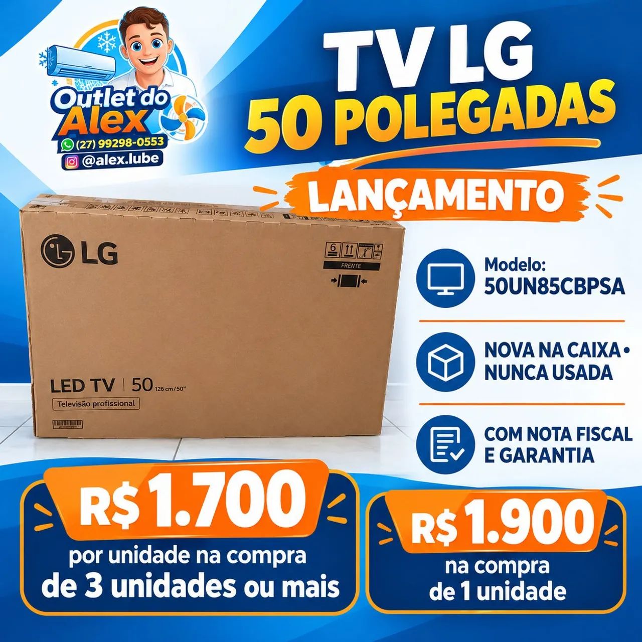Tv 50 polegadas 4k ultra LG- Nova