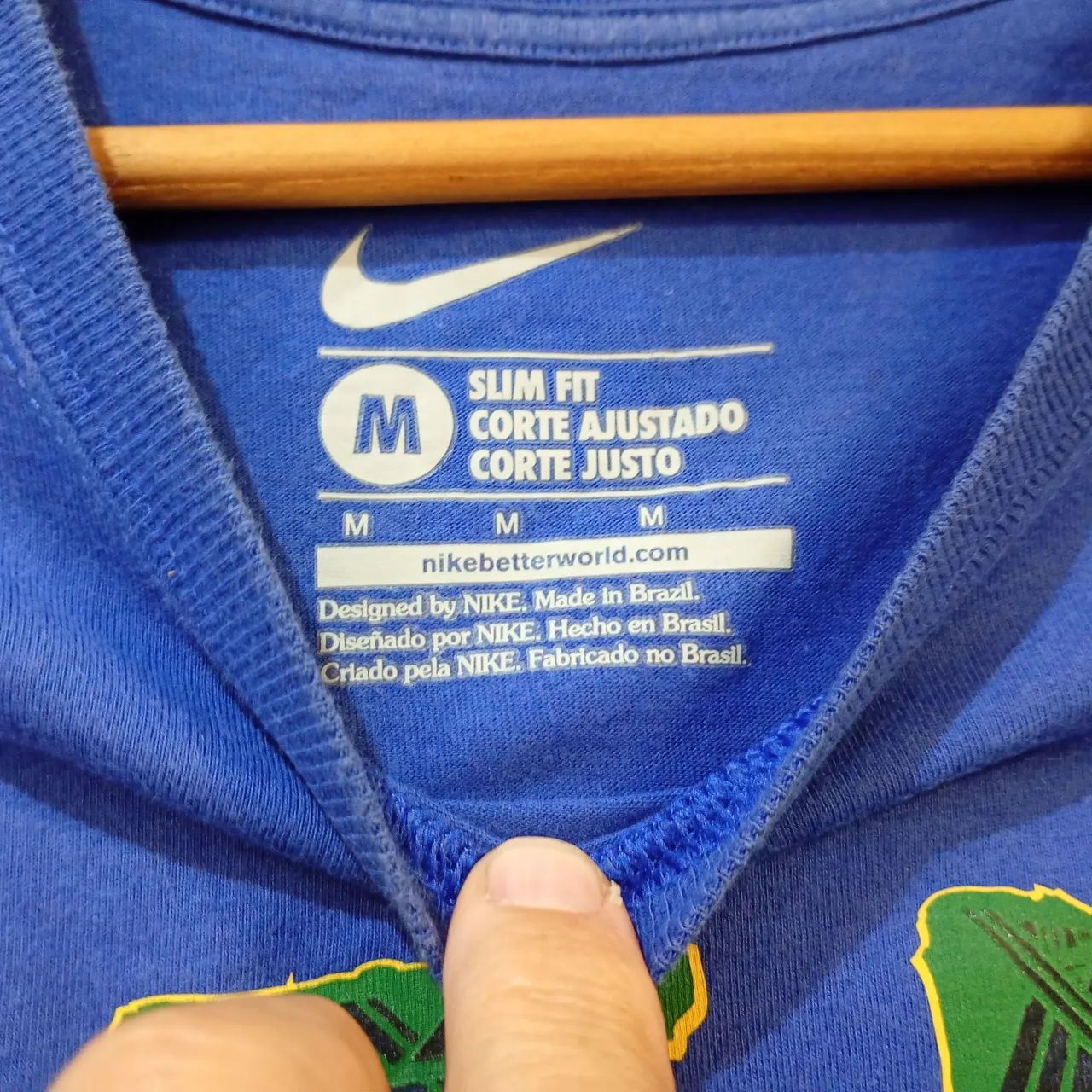 Camisa Nike CBF Futebol arte com raça. - Foto 2