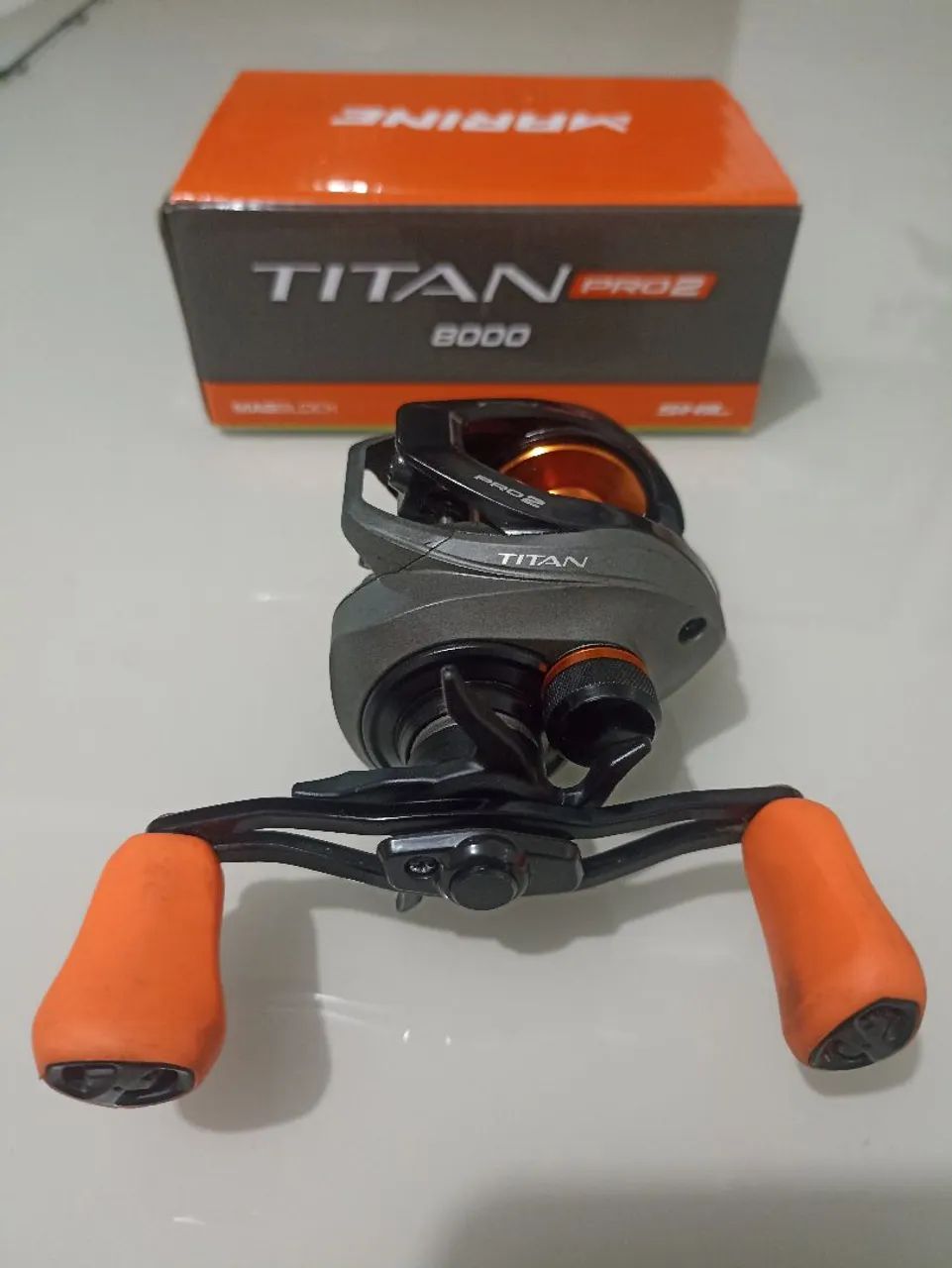 Carretilha marine Sport Titan Pro2 8000 - Foto 3