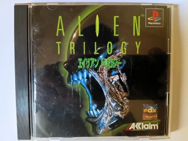 Game "Alien Trilogy" para PS1 japonês